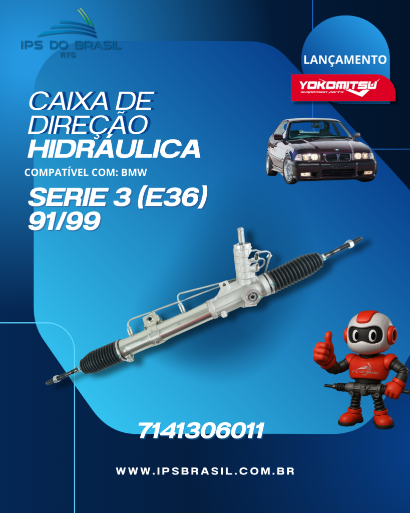 Caixa de Direção Hidráulica BMW S3