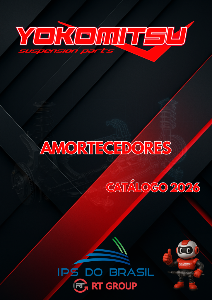 capa catalogo de amortecedores de suspensão Yokomitsu