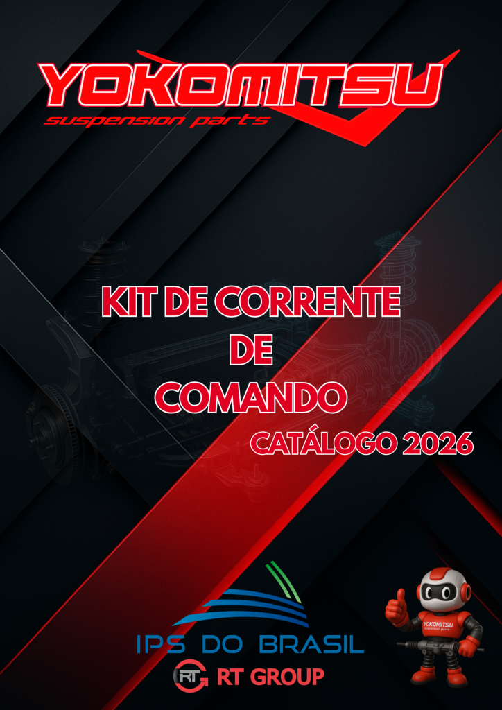 capa catalogo de kit de corrente de comando Yokomitsu